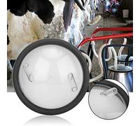 HEEPDD Durable Plastic Transparent Lid and Gasket for Milking Machine - Suitable for Goat, Sheep, and Cow - Two Open Lid Design