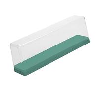 HEEPDD Dust Proof Action Figure Display Case Rectangle Shaped Design for Collectibles Home Office Desktop Storage Supplies Green
