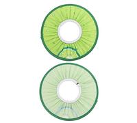HEEPDD Elastic Kids Shampooing Cap, Cloth Shower Hat, Soft Baby Hair Wash Eye Shield for Toddlers (Green)