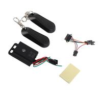 HEEPDD Electric Bike Alarm System, Vibration Sensor Anti Theft Device for 36V 72V Electric Scooters with Remote Control Universal Security for M4 Vehicles Garage Hallway Monitoring