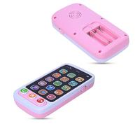 HEEPDD Electronic Phone Toy, Interactive Learning Device with Colorful Lights Music Stories Engaging Young Minds, Lightweight Portable Design for Travel Play Anywhere, Safe Plastic (686-9 English
