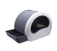 HEEPDD Enclosed Litter Boxes for Multiple Cats Large Kittens Odor Control Enclosed Litter Boxes with Two Way Door Access Step for Senior Cats