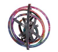 HEEPDD Engaging Rotating Flip Puzzle Toy, Plastic Material, Stress Relief and Brain Exercise for Adults and Kids - 3D Spatial Reasoning Challenge - 5 X 5 Inches (Colorful Flower)