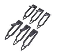 HEEPDD European Mount Skull Hanger, Carbon Steel Deer Skull Mount Kit, 6 Pack 4 X 1 Inch Rustproof Wall Hangers with Easy Install for Indoor Outdoor Hunters