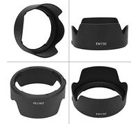 HEEPDD EW-73D Lens Hood, Plastic Light-Proof Lens Shade Protector for EF-S 18-135mm, Prevents Flare and Enhances Image Quality