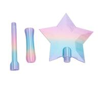 HEEPDD Fairy Wand Credit Card Holder 3D Printed PLA 14.57in, Tap to Play Contactless Payment Wand, Concealed Card Slot for Credit Debit Gift, Magic Checkout Novelty Accessory (Colorful)
