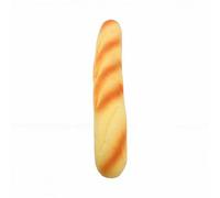 HEEPDD Fake Bread,Artificial French Bread Loaf Lifelike Pretend Decoration Fake Food for Bakery Display Photography Prop Breadsticks Model Shop Barley (Watermelon Red Extra Long Style)