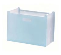 HEEPDD File Organizer for School 24 Pockets A4 Accordion Expanding Folder 33x23.5cm Plastic Lightweight, with Handle for Student Homework Exams Supplies Storage (Blue)