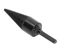 HEEPDD Firewood Drill Bit Wood Log Splitter Carbon Steel Cone Hex Shank Drilling Tool with Compact Size for Quick and Easy Installation - Suitable for Electric Drill (50mm)