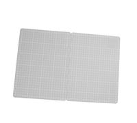 HEEPDD Foldable A4 PVC Cutting Mat, Gray, Smooth Surface for Model Building, Sewing, Crafting Projects, Portable Design