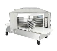 HEEPDD Food Slicer Vegetable Cutter, Stainless Steel Manual Slice Cutter for Tomato and Potato, Aluminum Construction, Commercial and Home Use Kitchen Tools (Slice Thickness 4.7mm/0.19in)