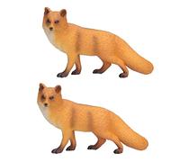HEEPDD Fox Figure Toy for Kids, Realistic PVC Animal Model with Educational Props, Perfect for Preschoolers and Party Decoration