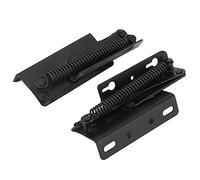 HEEPDD Furniture Hinges/Hinges Hardware Concealed Triangular Iron Hinge with 80 Degree Opening Angle for Folding Bed Folding Sofa Lift Door Cabinet Door Black Split Spring Hinge Nan