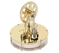 HEEPDD Golden Zinc Glass Tube Aley Stirling Motor Motor Energy Generator D2 in Stainless Steel for Class Demonstrations