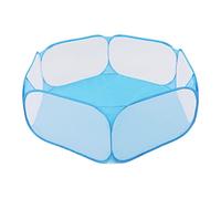 HEEPDD Guinea Pig Cage Indoor with Breathable Material Easy to Clean Foldable Pet Playpen for Small Animals Size 14.6x24.0x47.2in Ideal for Guinea Pigs and Rabbits (Blue)
