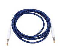 HEEPDD Guitar Cable Bass Instrument Audio Cable Braided, Noise Reduction Dual Straight Connection for Electric Guitar Bass Amp Stage Recording