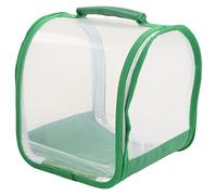 HEEPDD Habitat Cage 360 Degree Transparent Mesh, Portable Folding PVC Polyester Enclosure 20x20x22.5cm, Observation Container for Butterfly Caterpillar