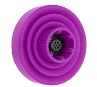 HEEPDD Hair Dryer Diffuser, ABS Silicone Universal Attachment for Curly Hair, Protects, Travel-Friendly and Collapsible Design for All Types (Purple)
