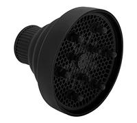HEEPDD Hair Dryer Diffuser, Diffuser for Curly Hair, Collapsible Design for Portable Use in Travel and Home Dryer, ABS Silicone Travel Nan Hairdressing and Shaving (Black)