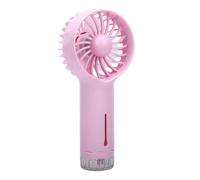 HEEPDD Handheld Misting Fan, Plastic Portable Mist Fan with USB Rechargeable and 3 Speed Mini Cooling Gadget for Summer Travel Makeup Office Hiking Outdoor (Light Purple)