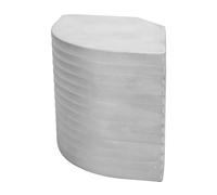 HEEPDD Heavy Duty Aluminum Deck Corner Cap, Robust Design, 90 Deg Rounded Corner Cap for Boat Owners and Marine Enthusiasts