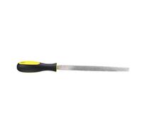 HEEPDD High Carbon Steel Triangular File 32cm, PVC Grip Sharpening Hand File for Metal Wood Stone, Deburring Chamfering Jewelry Glass Tile Ceramic Model Workshop
