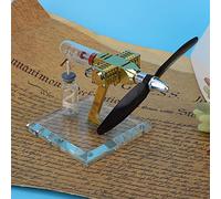 HEEPDD Hot Air Stirling Engine Model, Toy for Children, Hands-on Physics Learning with 3700rpm Propeller Hot Air Stirling Engine Model, Science Experiment Nan Office and School Supplies