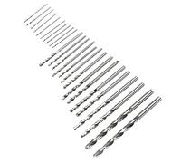 HEEPDD HSS Micro Twist Drill Bit Set Efficient for Different Tools - Straight Shaft Mini -Bits for Jewelry Watch PCB Crafts, 25 Pcs