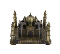 HEEPDD India Taj Mahal Metal Model, 5.1in Miniature Alloy Figurine Ornament Tourist Souvenirs for Home Office Desktop Decor