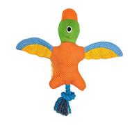 HEEPDD Interactive Squeaky Dog Chew Toy, 30cm Puppy Teething (Orange)