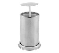 HEEPDD Item Container Stainless Steel Toothpick Holder, Press-Top Dispensing, Sealed Design, 6.3x9cm, for Home and Office Kitchen Storage