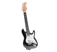 HEEPDD Kids Electric Guitar Toy, Plastic Electric Guitar with Music Playback and Recording Modes for Boys and Girls, Lightweight and Portable for On-the-Go Fun (Black)