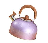 HEEPDD Kitchen Appliances Kettle Tea Kettle Whistling 2L Large Capacity with Loud Whistle for Gas Induction Cooktop Home Office Stainless Steel Water Nan (Purple)