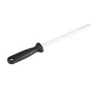 HEEPDD Knife Sharpener Ceramic Sharpening Rod, 8 Inch, High Hardness Aluminium Oxide, ABS Handle, Black and White, for Kitchen and Scissors Kitchen Tools