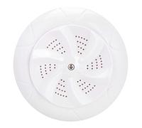 HEEPDD Laundry Washer Mini Portable Washing Machine, Ultrasound Turbo Washer, ABS Material, 6W USB Powered, 13cm Diameter, for Travel and Kids Laundry Home Appliances (White)