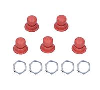 HEEPDD Lawn Mower Primer Bulb Replacement, 5 Pcs Fit Tecumseh 36045 36045A 640259 Carburetor Part for Lawn Mower Repair Maintenance Small Engine Fuel System