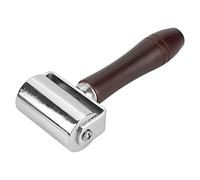 HEEPDD Leather Press Roller, 60mm Laminating Edge Roller Leather Crafting Creaser and Smoother Platen Tool Seam Hand Pressure Roller Glue Laminating Rolling Tool for DIY Bookbinding