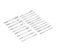 HEEPDD Leather Stamp Tool Set, with 20Pcs Shapes for Beginners and Experts in Leather Crafting Stamp Tool Set, Zinc Alloy Craft Nan Goods