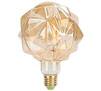 HEEPDD LED Bulb, 4W Dimmable E27 Spiral Filament Warm Light with Transparent Glass for Chandelier Table Lamp Bedroom Living Room