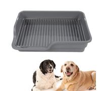 HEEPDD Little Wolves Puppy Potty Tray Essentials, 19×13 Reusable Heavy Duty Tray Dog Pee Pads, Housebreaking Supplies, Pet Products & More for Dogs & Small Pets (Grey)