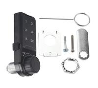 HEEPDD Lock Touch Keypad Lock, ABS Material, Electronic Coded for Cabinets and Lockers, Battery Powered, Max Thickness 20mm Home Hardware (Installation size L=30)