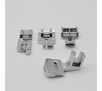 HEEPDD Low Shank Presser Foot Set 32 Piece Snap On Sewing Kit with Zipper Buttonhole and Walking Feet for Home Quilting Repairs Converts 7mm to 0.28 Inch 5mm to 0.20 Inch Fits (11 Pieces)