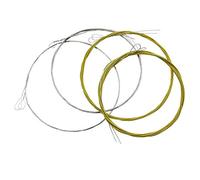 HEEPDD M101 Mandolin Strings, Bronze Wound Stainless Steel Silver Golden Color, Long Lasting Warm Bright Tone, with Premium Grade Wire, for Mandolin Lovers