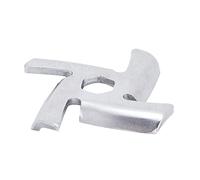 HEEPDD Meat Grinder Blade 1.8 Inch Stainless Steel Cross Knife for Electric Mincer, Replacement Cutting Blade for Garlic Ginger Peppers, 18g Lightweight Design for Home Kitchen Use