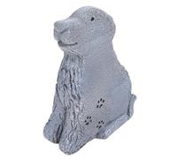 HEEPDD Memorials & Funerary Bereavement Pet Lovers Yard Patio Decor Outdoor Weatherproof Tribute Resin Dog Memorial Stone Garden Statue Personalized Dog Figurines