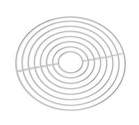 HEEPDD Metal Die Cuts, Carbon Steel Round Shape Border Dies, Perfect for Scrapbooking and Card Making with Compatible Machines