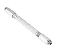 HEEPDD Micro Drill, Hand Tool with Anti-Slip Grip for 0-3mm Bits, Wear-Resistant White Steel Construction, Lightweight 0.81oz Design Ideal for Woodworkers and Plastic Model