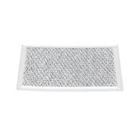 HEEPDD Microwave Grease Filter Aluminum Mesh Vent Replacement 7.64 X 5.08 X 0.39 in Oil Filtration Screen for WB06X10309 WB06X10654 Range Hood Kitchen Use (Silver)