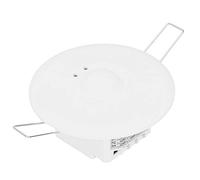 HEEPDD Microwave Motion Detector Ceiling Mount, ABS Adjustable Induction Switch, 360 Degree Motion Sensor for Home, Office, and Retail Use Microwave Detector Ceiling Mount, Home