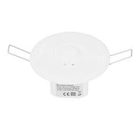 HEEPDD Microwave Motion Detector Ceiling Mount, ABS Adjustable Induction Switch, 360 Degree Motion Sensor for Home, Office, and Retail Use Switches and Sockets